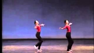 Beautiful Chinese Dance Training 6: fast tiny step sequence move