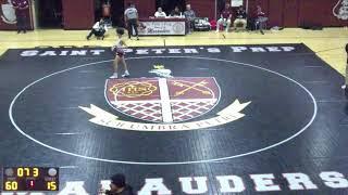 St. Peter's Prep High School vs Bayonne High School Mens Varsity Wrestling