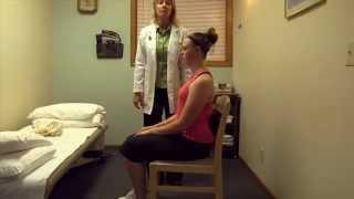 Pain free sitting posture