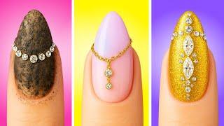 Long NAIL & HAIR Problems!  Funny Beauty and Love Struggles Every Girl Gets 