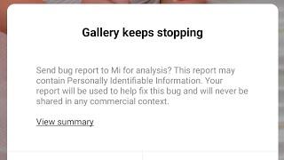 How to fix gallery keeps stopping Redmi 2023 | gallery has stopped problem Mi xiaomi phone 2023
