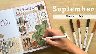 PLAN WITH ME | September 2024 Bullet Journal Setup ️