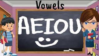 Learn vowels with Happy brain kids learning | english lessons for kids