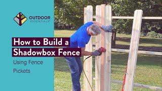 How to Build a Shadowbox Fence