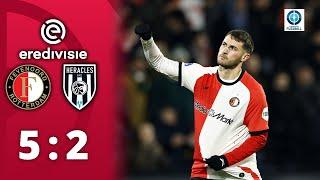 Giménez mit Hattrick! Feyenoord feiert Kantersieg | Feyenoord Rotterdam - Heracles Almelo