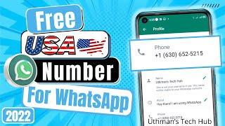 How To Get Free USA  Number For WhatsApp | Free USA Number 2023