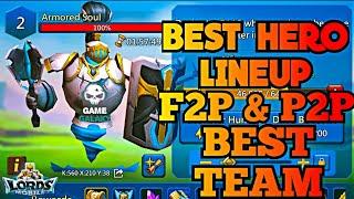 Lords Mobile Armored Soul Monster Best Hero Lineup | Lords Mobile Best Armored Soul Hero Combination