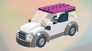 LEGO car moc. Easy to build instructions! How to build tutorial.