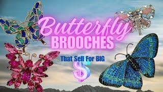 Butterfly Brooches That Sell for Good Money on Ebay