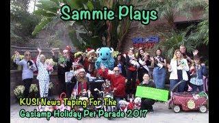 KUSI News Taping For The Gaslamp Holiday Pet Parade 2017