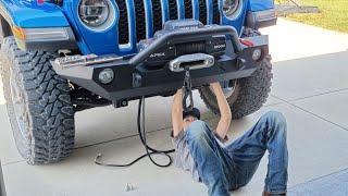 The "Great All-Around" Jeep Gladiator EcoDiesel Build - Part 6 - Badland APEX 12,000 Winch