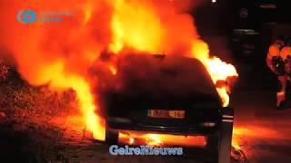 Auto verwoest door felle brand in Velp