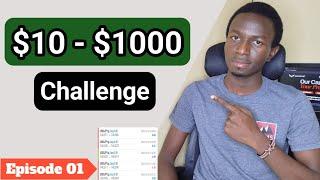 I Tried $10 to $1000 FOREX Challenge (Ep.1) || CPI News