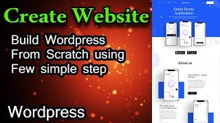 How to create a wordpress website from scratch