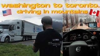 Washington to Toronto trip |Pov- Driving in mountains ️