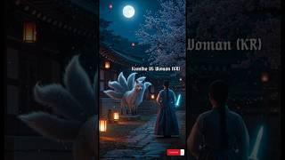 vs️ Kumiho vs woman!! #battle #demon #duel #versus #shorts #kumiho #gumiho #korea #joseon