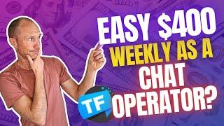 Easy $400 Weekly as a Chat Operator? Texting Factory Review (Full Truth)