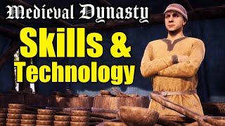 How to Level Up Skills & Tech in Medieval Dynasty