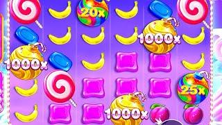 SWEET BONANZA 1000  BONANZA İLE BÜYÜK 1000X PEŞİNDEYİZ #slotoyunları #slots #casino