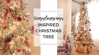 Scandi Christmas Tree with a touch of Glam | Nordic Inspired Christmas Tree