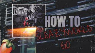 HOW TO MAKE SIMPLE DARK TRAP BEATS FOR SLEAZYWORLD GO 2023 (WHERE THE SHOOTERS BE 2) | FL STUDIO 21