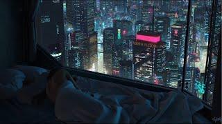 2AM Cyberpunk High Rise Apartment | Lo-Fi