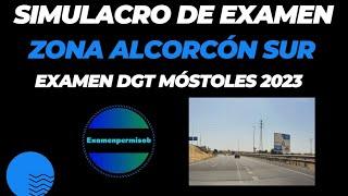 SIMULACRO DEL EXAMEN  DE CONDUCIR DE LA DGT EN MÓSTOLES - ZONA ALCORCÓN SUR.