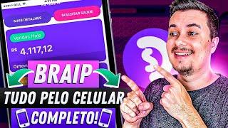 BRAIP COMO FUNCIONA PELO CELULAR? COMO SE CADASTRAR E VENDER NA BRAIP COM CELULAR