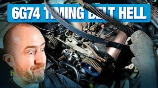 Facing My Fears! Replacing the Mitsubishi Magna's 6G74 Timing Belt, Water Pump & More!