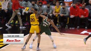 Giannis putting John Collins on the hub on national television