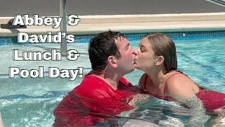 Abbey & David Go to Lunch & Swim!