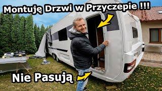 Drzwi NIE PASUJĄ do Otworów !!! - Co z tym Zrobię? *Naprawa Przyczepy Kempingowej, ADRIA (Vlog #991)