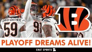 PLAYOFF DREAMS ALIVE! Bengals SURVIVE vs. Steelers To Keep NFL Playoff Hopes In Play | Bengals News