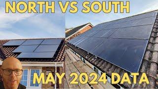 Solar Panel Surface Area is More Important than Orientation? May data shows North Facing is great!