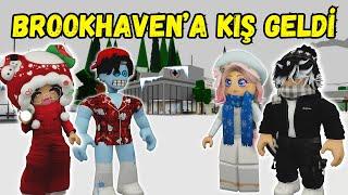 BROOKHAVEN'A SONUNDA KIŞ GELDİ KAR YAĞDI️AYŞEM ECE ARIARIGİLLERROBLOX BROOKHAVENRP