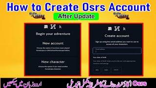 How to Create Osrs New Account