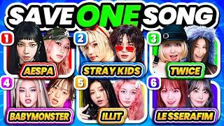 Save One K-Pop Song: 6 Songs Challenge | KPOP GAME 2025