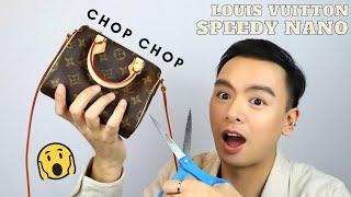 I'M CUTTING THE STRAP! | Speedy Nano Louis Vuitton Review/ModShot/Storytime