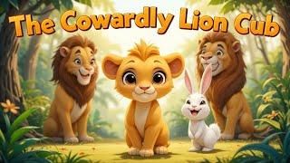 The Cowardly Lion Cub | Happy Kidz Tv