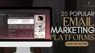 Top 20 Email Marketing Platforms: Features, Pricing, and Reviews!