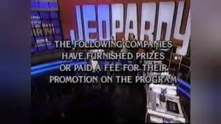 Jeopardy! Full Credit Roll (7/13/93) With (Jeopardy! Ultimate Tournament Of Champions (2005) Cues