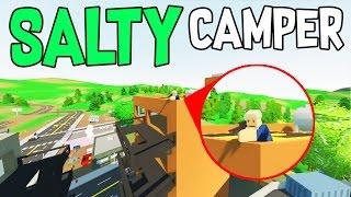 RAIDING SALTY SEATTLE ROOFCAMPER! "Hidden Loot!" - Unturned Server Takeover S1E1