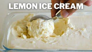 3-Ingredient Lemon Ice Cream Recipe | No Ice Cream Machine