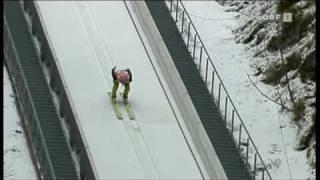 Lukas Mueller - Crash - Kulm 2010 - Qualification