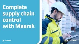 Get total visibility & control with Maersk’s Supply Chain Management Platform