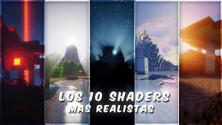 THE 10 MOST REALISTIC AND LEGENDARY MINECRAFT PE SHADERS for HIGH & MIDDLE RANGE EPIC! 2020