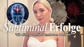 KRASSE MANIFESTATIONSERFOLGE DURCH SUBLIMINALS! | Seelenverwandter, straffe , -7kg, Geld &&&