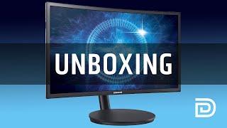 Samsung Curved QLED ► Curved Gaming Monitor Unboxing ◄ 144Hz Refresh Rate 1080p C24FG70 C27FG70