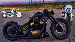 The Hooligan | Bobber Motorcycle Build | Honda Shadow Custom Motorcycle