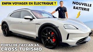 Essai Porsche Taycan 4S Cross Turismo 2025 – Le voyage ENFIN possible en électrique !